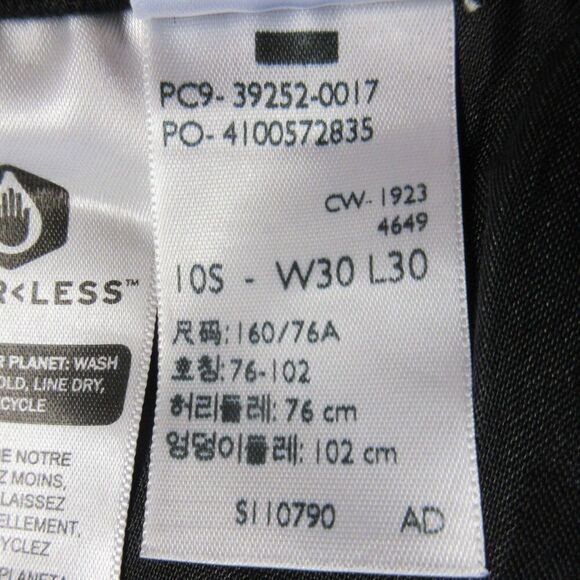 LEVI'S Classic Bootcut Jeans Womens 10 SHORT (30x30) Black Stretch Denim 2 NWT - Picture 11 of 14